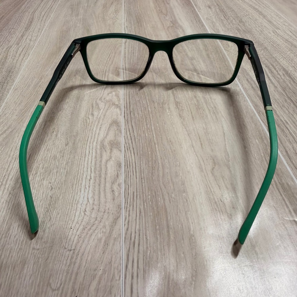 Lacoste L2707 Matte Green Black Rectangular Eyeglasses Frames Crocodile Logo - Picture 4 of 6